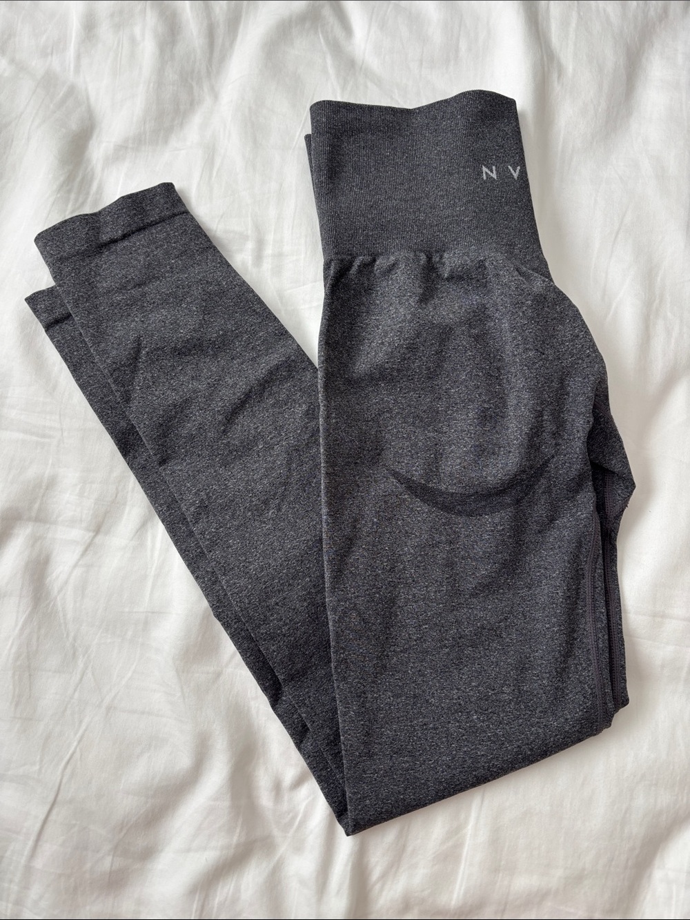 NVGTN Heather Charcoal High-Waist Leggings